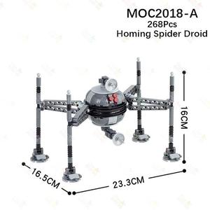 MOC2002 in Stock New Spider Robot Space SWAP <strong>Dwarf</strong> Droids Wars Battle Imperial Trooper Aerial Bricks Building Blocks Kids <strong>Toys</strong> - Product Image 5