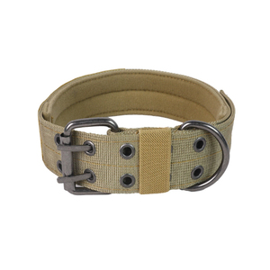 Collares y correas para perros de alta resistencia de estilo táctico de lujo con hebilla de Metal LOGOTIPO de marca personalizado para perros grandes y anchos al por mayor - Product Image 2