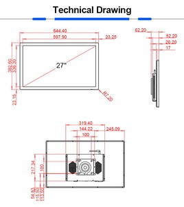 Factory OEM Aio Pc Monitor de computadora 27 pulgadas Todo en uno Pantalla táctil capacitiva Pc Windows - Product Image 6