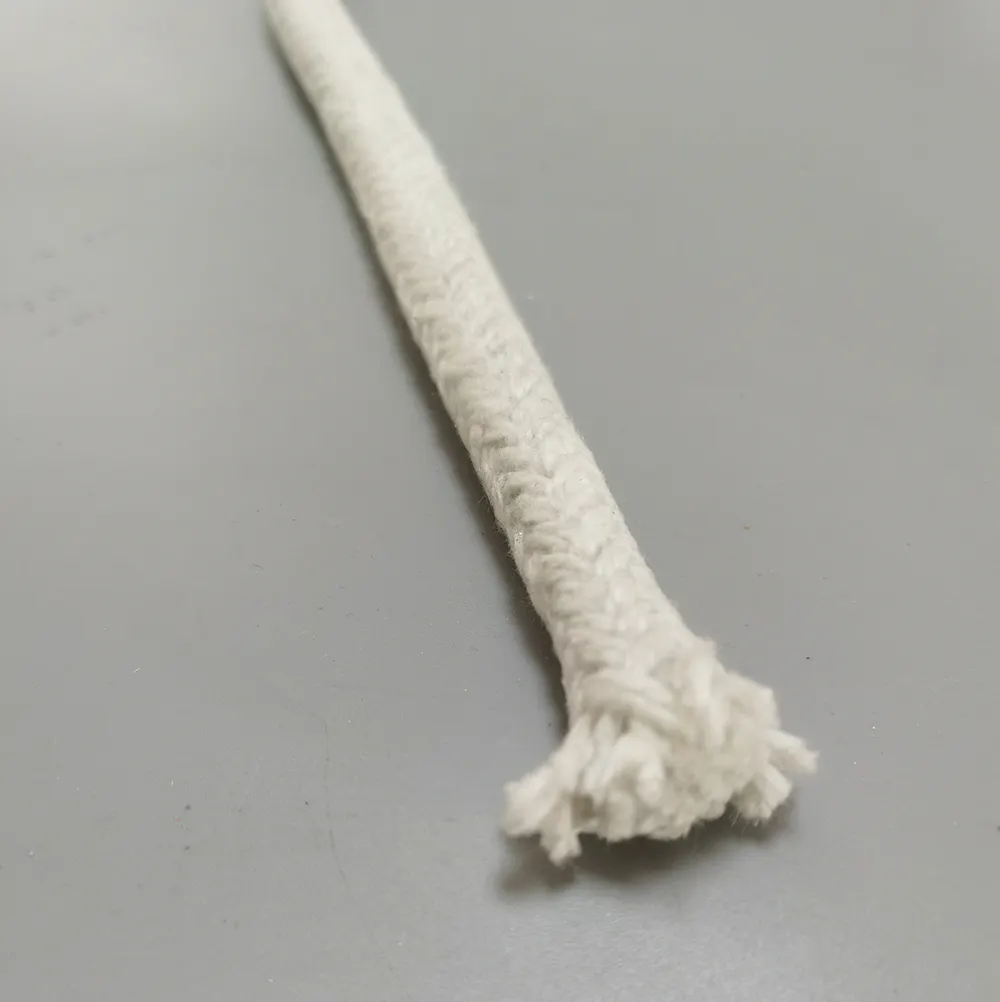 Refractory Ceramic Fiber Round Ceramic Fiber Rope for High Temperature Oven Door Seal