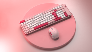 Juego combinado de teclado y ratón multimedia para computadora OEM 2024 ergonómico 2,4G inalámbrico Bluetooth combo de teclado y ratón de modo dual