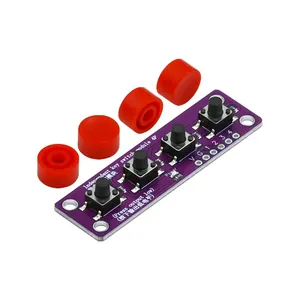 Berühren Sie das mit dem Arduino-Entwicklungs platinen sensor Raspberry PI 51 MCU-Suite kompatible Vier-Tasten-Schalter modul