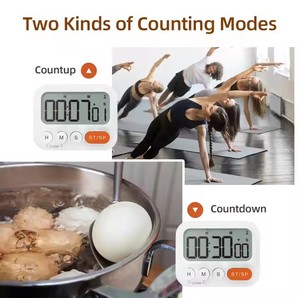 Beliebteste Küche Kochen Ei Timer Kinder Kinder studieren Countdown Zeit Stoppuhr Pomodoro Digital Alarm Timer Uhr - Product Image 4
