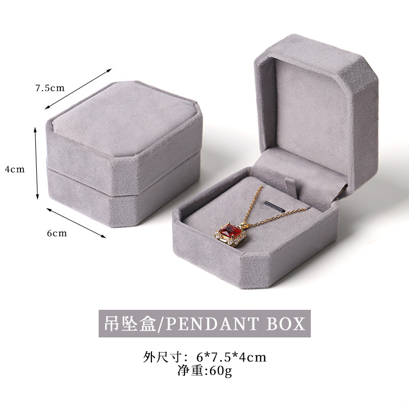 Caja colgante gris plata