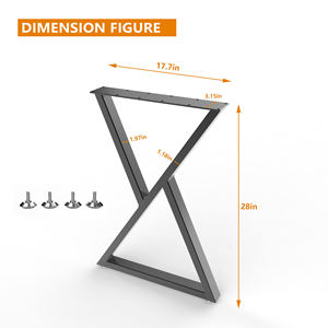 שולחן עבודה עגול תעשיה כבדה, בניית ברזל יצוק עבור אוכל מסחרי - Product Image 3