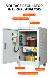 Regulador de voltaje automático de servomotor monofásico AC220V 10KVA - Product Image 2