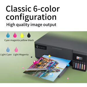 Profesyonel dijital süblimasyon yazıcı L8058 yüksek hızlı 6-renkli mürekkep sürekli fotoğraf ve Flex malzeme Ecotank L8050 yazıcı - Product Image 4