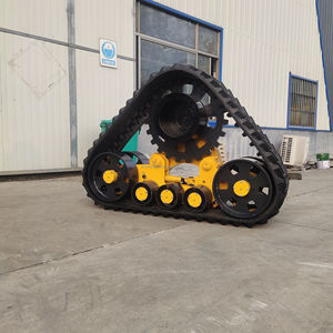 <strong>Rubber</strong> Tracked Crawler <strong>Track</strong> Chassis Undercarriage <strong>System</strong> for Tractor Combine Harvesters Agricultural Farm Agriculture Work