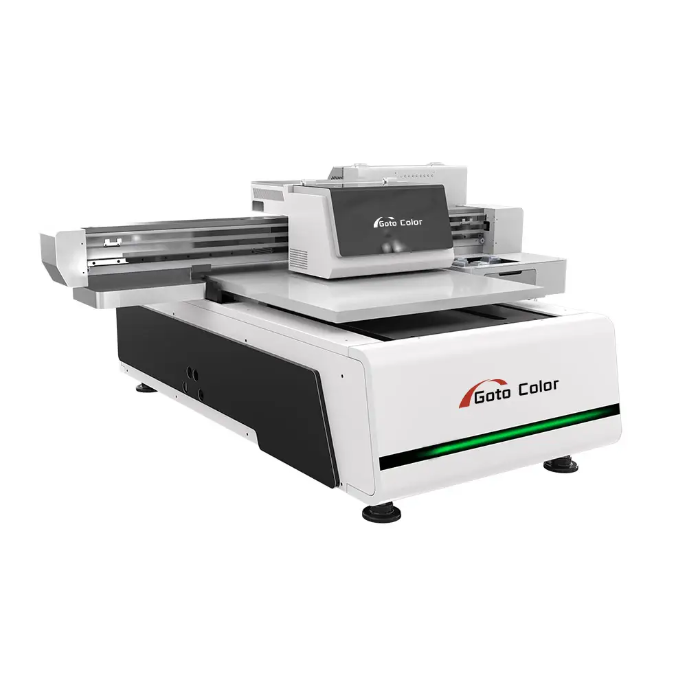 Máquina de impresión UV de alta eficiencia A1 6090 para vidrio, cuero, madera contrachapada, Pvc, Acrílico