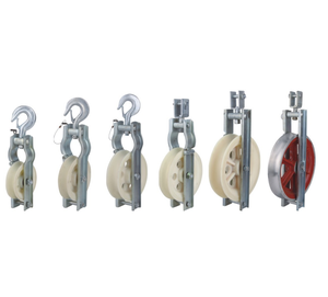 High Precision Universal <strong>Single</strong> Sheave Cable Pulleys Customizable OEM Timing Features for Conductors <strong>Stringing</strong> <strong>Block</strong> - Product Image 1
