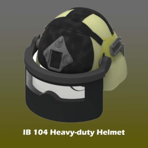 Casco tattico con protezione protettiva per uso pesante equipaggiamento di difesa personale verde - Product Image 3