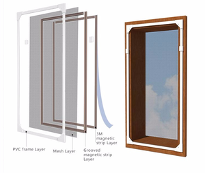 Anti Mosquito Summer Style Mesh Net Anti-Insekten fenster Magnet vorhang Fliegen gitter für Windows - Product Image 4