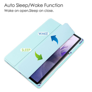 三星Tab S9 Plus/S10 Plus 12.4外壳，透明防震翻盖，带S笔槽和支架 - Product Image 2