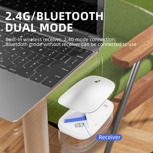 2,4G Doppelmodus Computer kabellose Gaming-Maus optische leise Maus - Product Image 2