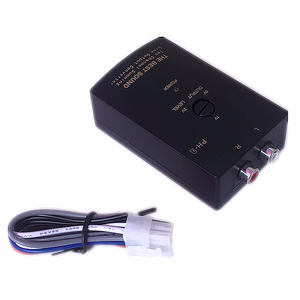 Convertidor de audio de alta calidad Adaptador adicional Señal de altavoz de nivel A bajo Rca 12V Convertidor de audio RCA para automóvil DE ALTO A bajo - Product Image 1