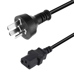 AU avustralya SAA nitelikli güç kablosu Iec C5 C7 C13 fiş uzatma kablosu saç kurutma makinesi ve dizüstü PVC ceket erkek uç tipi olarak - Product Image 1