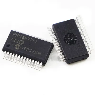 PIC16F73-I/SSマイクロコントローラーMCU8ビットPIC16 PIC RISC 7KB EPROM 5V28ピンSSOPチューブ集積回路ICチップPIC16F73-I/SS