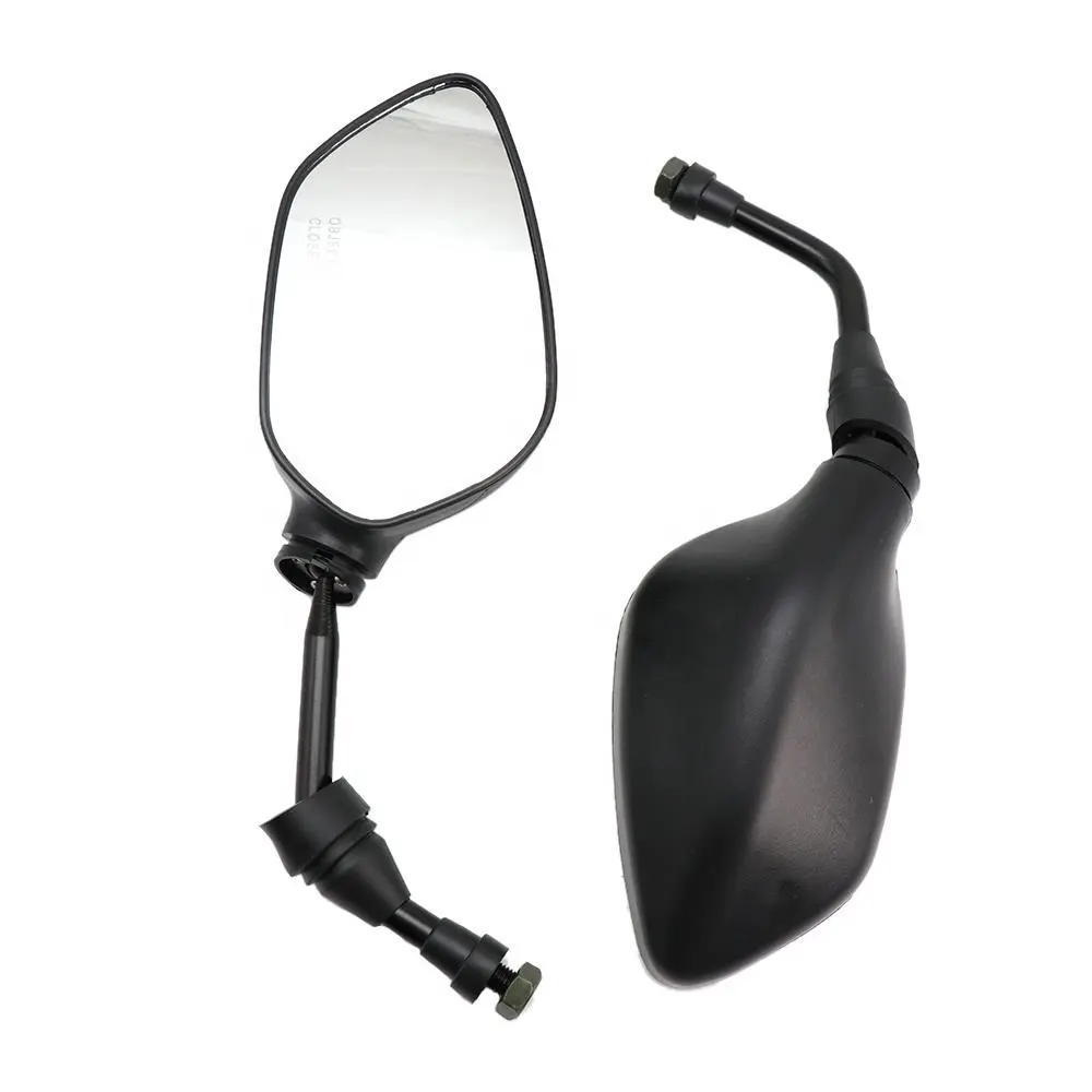Motorcycle Rearview Mirror Scooter Rear View Mirrors Back Side Convex Mirror 10mm for Pul.sar135 JD231600(L)JD231601r