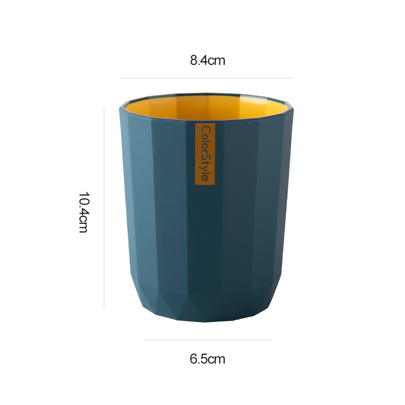 Dark blue and yellow