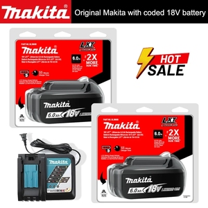 Batteria Ricaricabile 18V 6.0Ah per Utensili <span class=keywords><strong>Makita</strong></span>, Sostituibile e Compatibile con i Modelli BL1850 e BL1860, Batteria <span class=keywords><strong>Makita</strong></span> 18V - Product Image 4