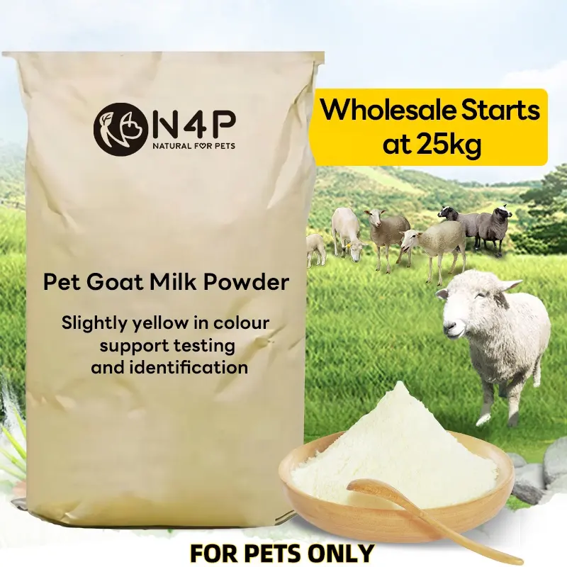 Vendita calda di latte di capra in polvere 25kg per la salute degli animali domestici latte in polvere per cani e gatti