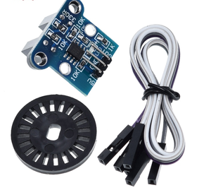 HC-020K二重速度測定センサーモジュール光電エンコーダーキットトップ用arduino新品 - Product Image 3