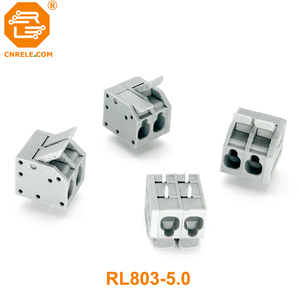 new design 5.0mm pitch <strong>spring</strong> <strong>terminal</strong> <strong>block</strong> with operation lever - Product Image 2