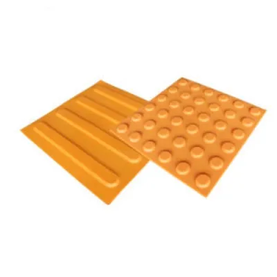 Piastrelle per pavimentazione tattili in gomma per parchi giochi in PVC/TPU/TPE antiscivolo