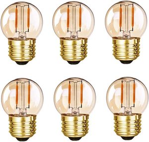 カスタムホット販売G45屋外ストリング電球2W E26E27低電圧LEDフィラメント電球