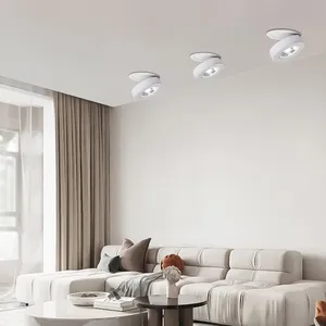 מנורת תקרה רזה אור הוביל משטח מתקפל רכוב משטח רכוב עבור תצוגת הגלריה