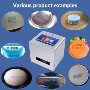 Hoch effiziente halbautomat ische Hand-Desktop-Punktmatrix-Inkjet-Verfallsdatum-Codier maschine für Chargen nummer - Product Image 5
