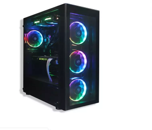 Ventilador de diseño funcional de doble bucle para juegos de pc, 12v, rgb, funda de ordenador de escritorio, Enfriador de pc de 120mm para escritorio