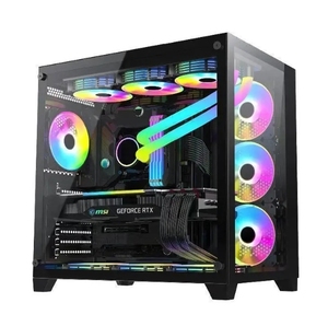 I3 12100 i5 12400 h610m 16g dr4 m.2 rx580 מחשב משחק מחשב עם rgb desktos מראש אביזרים הסיטונאי לבנות מחשב שולחני מחשב שולחני