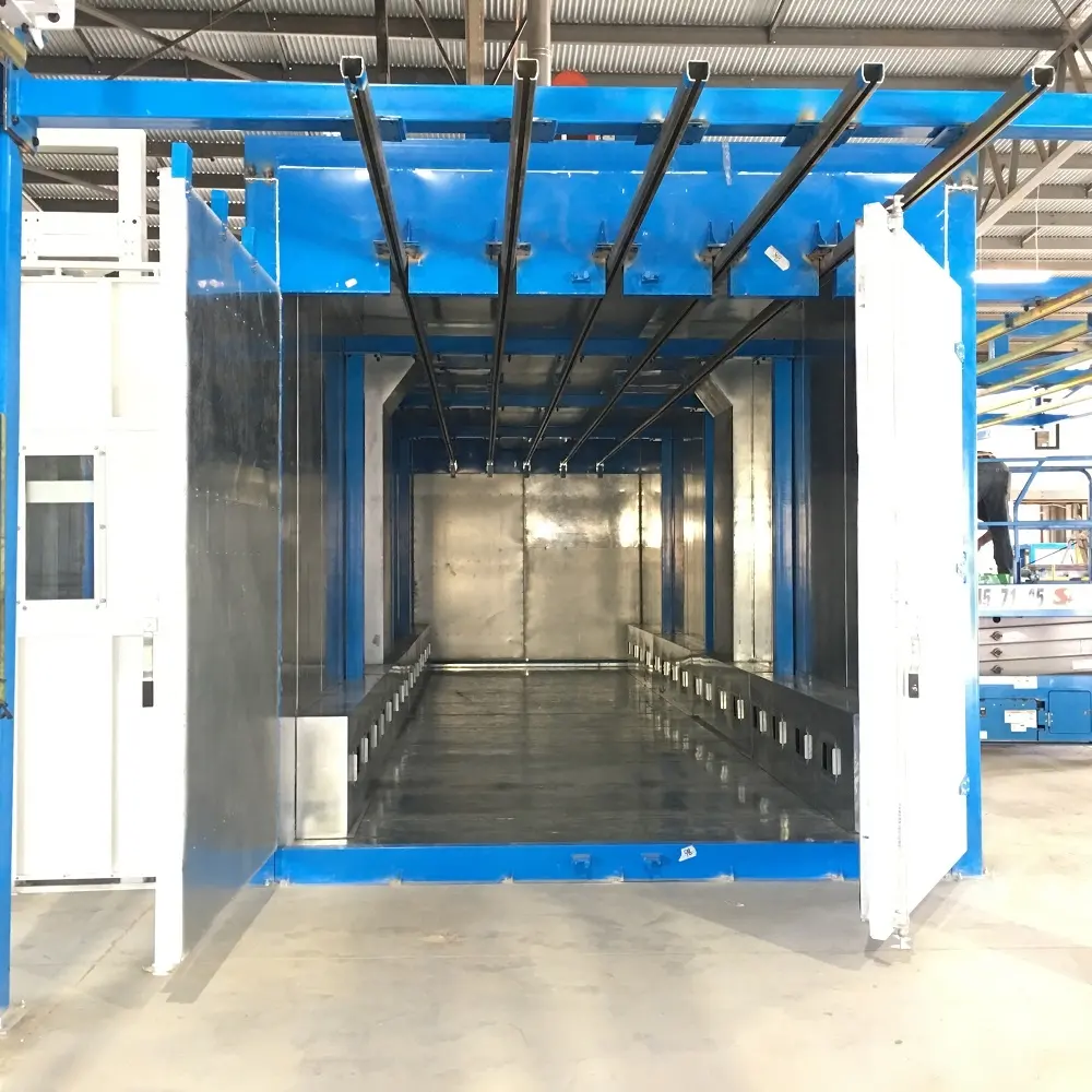 Gas automatico grande tunnel verniciatura a polvere forno di polimerizzazione gas elettrico 8m in vendita