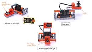Kit de iniciante para controle, microbit v2 kit 4wd mecanum robótico, pista educacional, robô, chassi, kit de ciência para controle