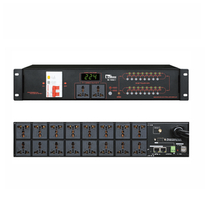16 Outlet Power Sequencer Controller <strong>Control</strong> Switch Power Sequence Controller for Pro Audio Sound <strong>System</strong> - Product Image 1