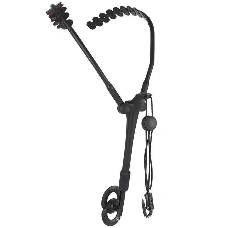 strap (with plastic adjustment buckle + rubberized hook)
