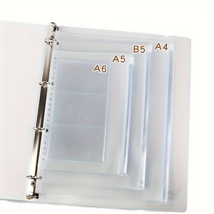 A4透明外壳A4/A5/B5/A6活页文件存放书卡片收藏书 - Product Image 1