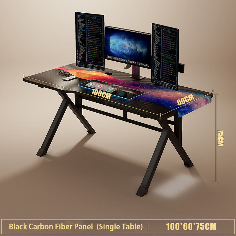 Black Carbon Fiber Panel (Single Table)