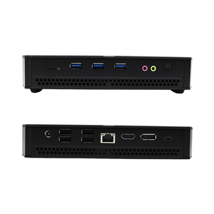 Yüksek kaliteli çekirdek i7 9850H mini pc 2 * NVME DP HD-MI tip-c thres ekran masaüstü bilgisayar çift ram yuvaları Mini adet - Product Image 4
