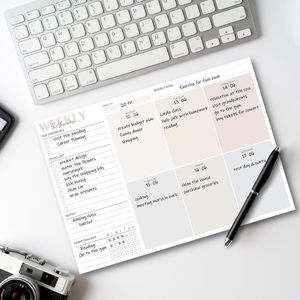 Wear Weekly Planner, блокнот, ежедневное расписание, календарь, главные приоритеты, флажок, список заметок, основные приоритеты, флажок, список дел - Product Image 5
