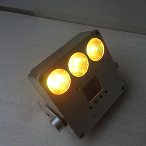 Wifi akıllı LED uplights mini 3*12W RGBWAUV 6in1 LED pil işletilen için DJ kabini - Product Image 5