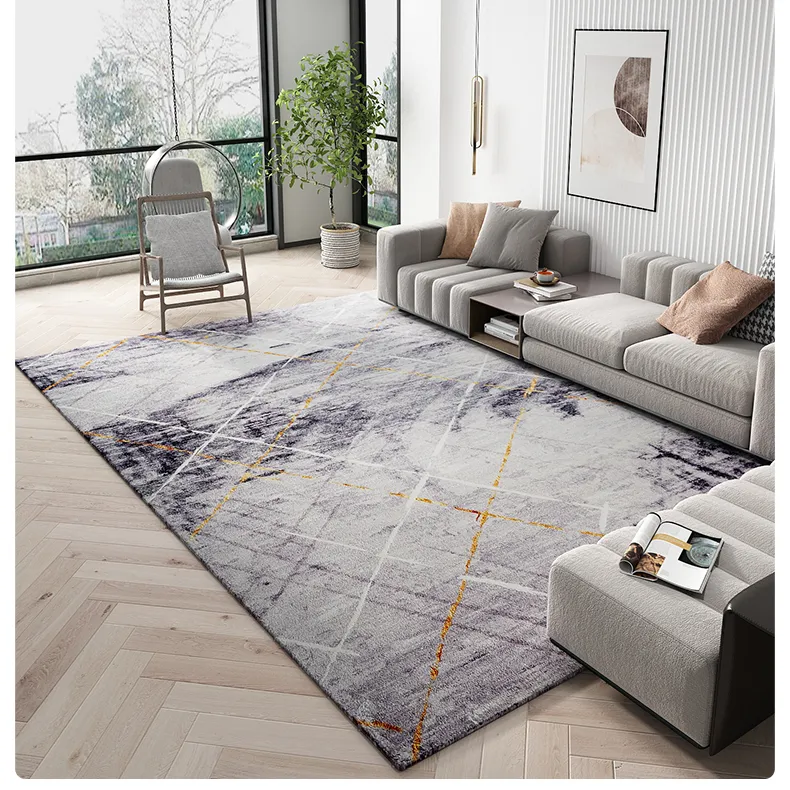 7 colori moderni stampati Extra morbidi con supporto stampato tappeto 3d soggiorno tappeto nordico antiscivolo tappetino