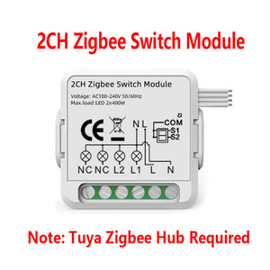 Tuya Mini Smart Life Switch Module Zigbee Wifi Реле Переключатель с пультом дистанционного управления Tuya с сухим контактом - Product Image 1
