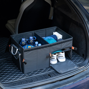 SHIMOYAMA araba koltuğu Gap araba gövde saklama kutusu bakkal organizatör büyük kapasiteli arka koltukta saklama kutusu SUV araba gövde temiz tutmak için - Product Image 1