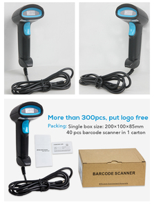 Escáner de código de barras para uso comercial, escáner de código de barras con cable USB de paso verde 2d qr - Product Image 6
