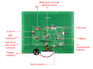 DACAI-Módulo de pantalla táctil TFT LCD de 12,1 pulgadas, Panel de serie HMI Smart USART UART para Raspberry Pi - Product Image 6