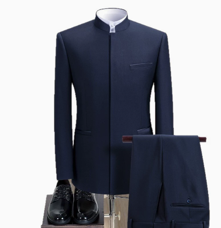 Black with visible placket