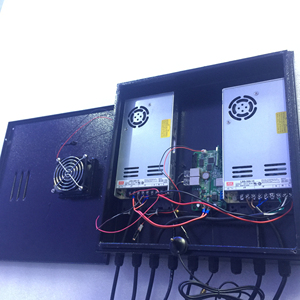 Интеллектуальная 350 Вт Wifi приложение и RF Светодиодная панель управления для ценовых знаков АЗС IP65 текстовый дисплей с функцией SDK - Product Image 1
