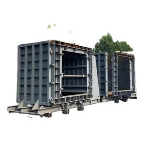 Moule à préforme en métal personnalisé pour boîte en béton préfabriqué, gabarits en acier pour ponceaux et galeries de tuyaux